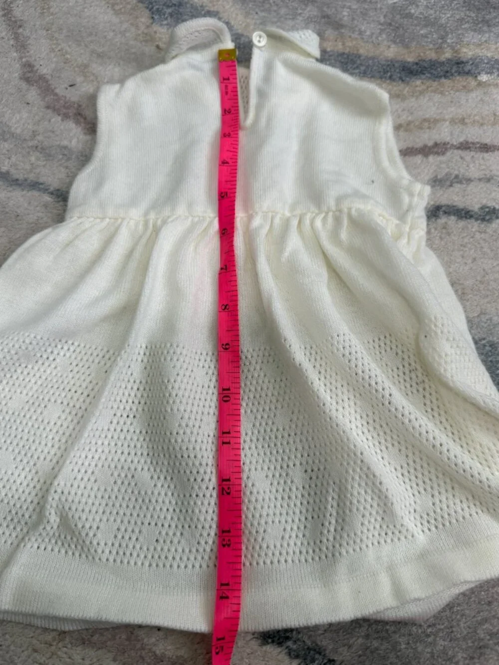 Vintage Julius Berger White Baby Dress